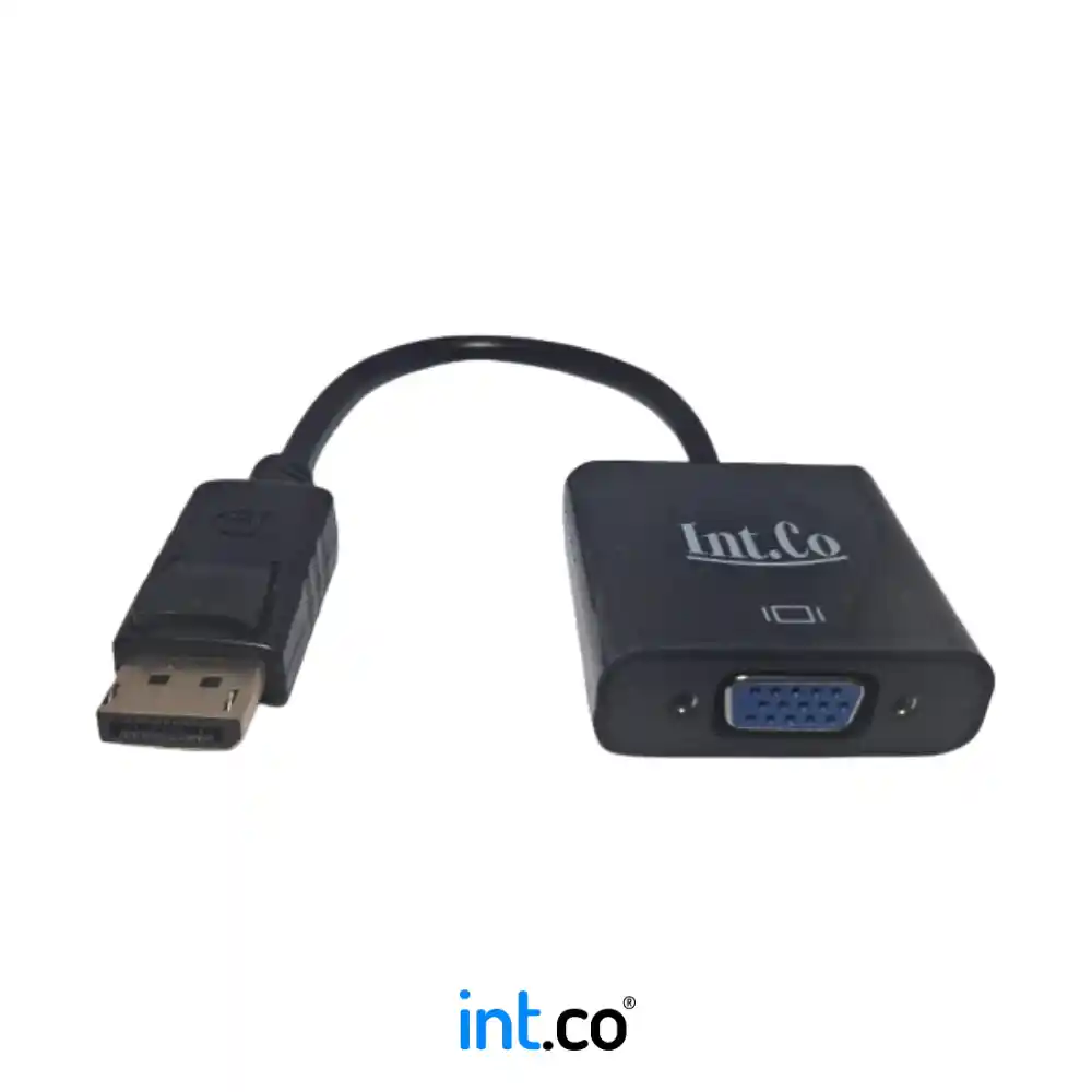 Adaptador Conversor DisplayPort Macho A VGA Hembra 8/10 Bits | 06-008