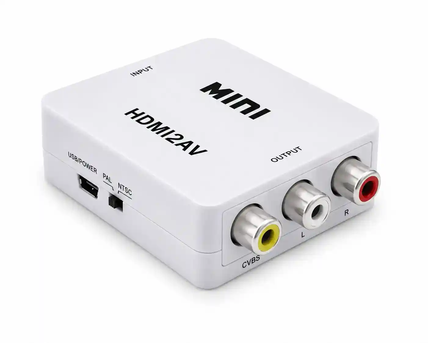 Adaptador Conversor HDMI A RCA AV De Digital A Analógico | 09-031C Adaptador Conversor HDMI A RCA AV De Digital A Analógico | 09-031C