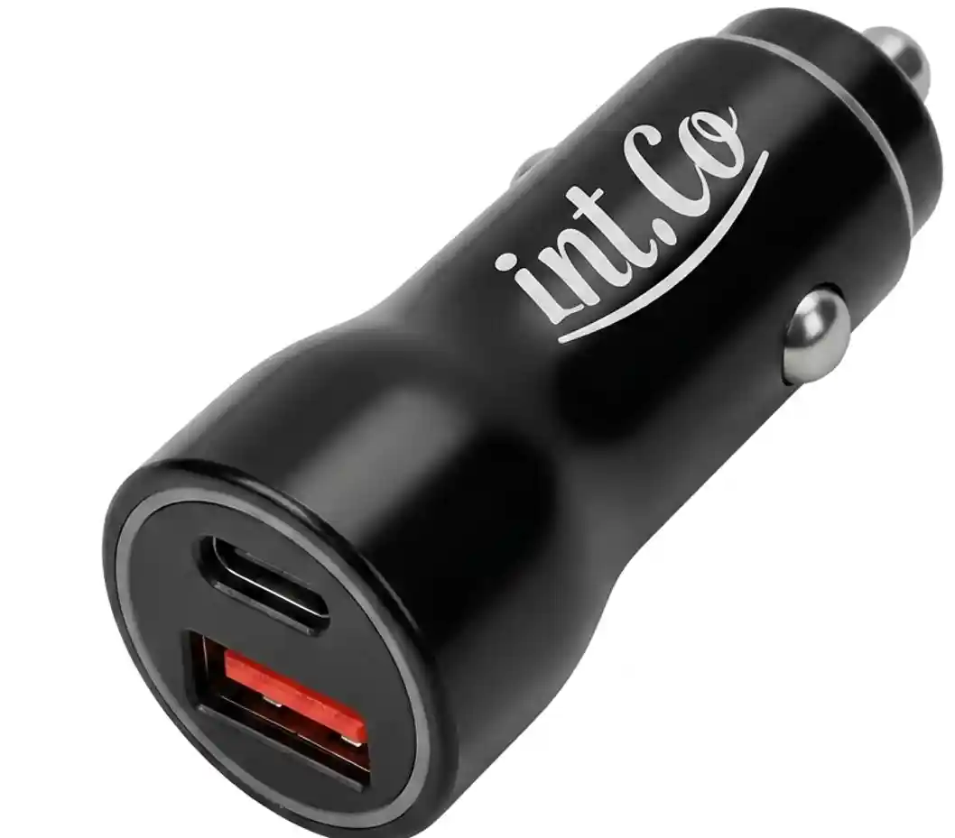 Cargador Para Auto Turbo Doble USB Tipo C Quick Charge 3.0 PD 38W CAR 33 Cargador Para Auto Turbo Doble USB Tipo C Quick Charge 3.0 PD 38W CAR 33
