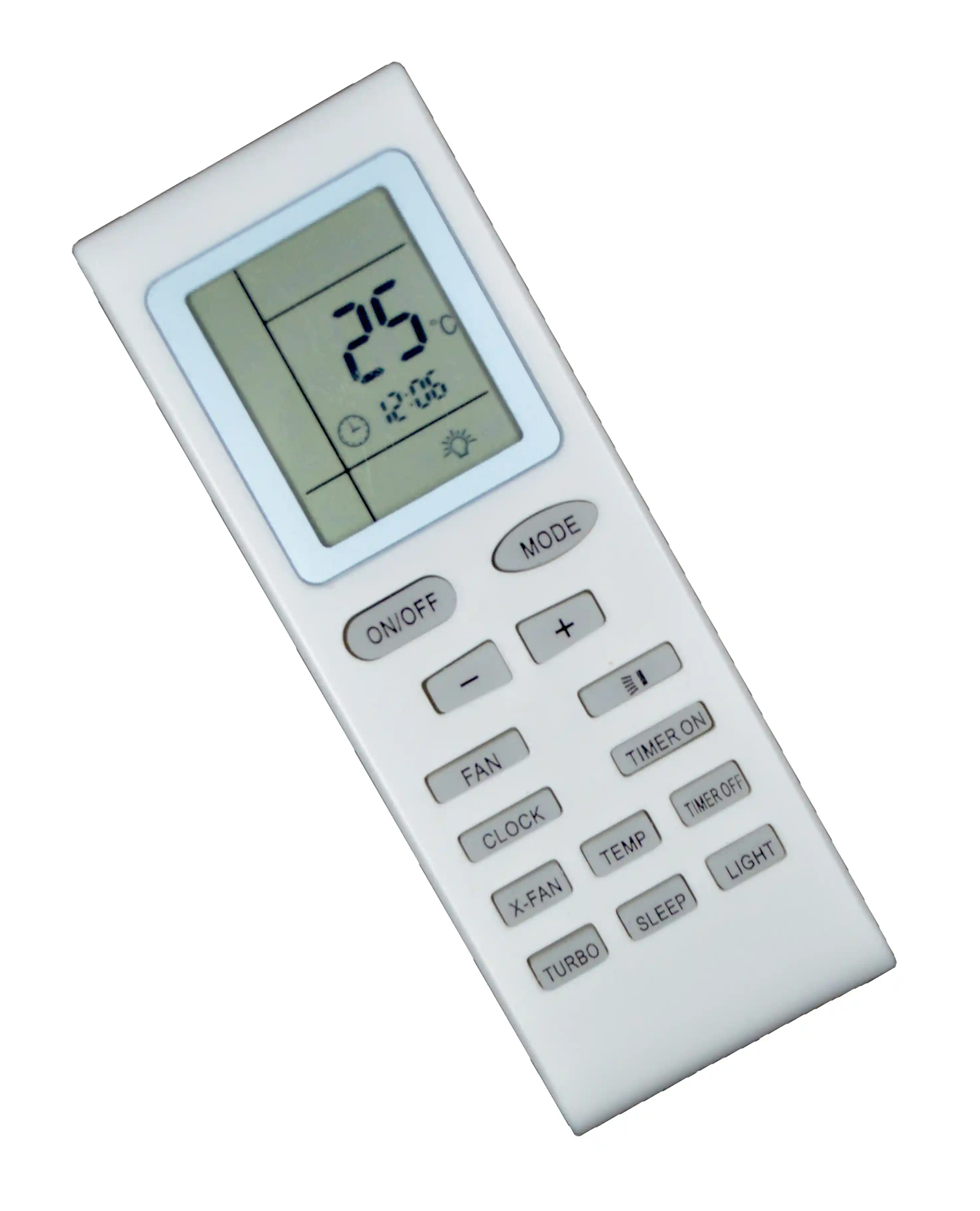 Control remoto Aire Acondicionado 801 Sanyo Alaska Coventry Fedders Noblex Philco Panasonic York Tadiran Ranser