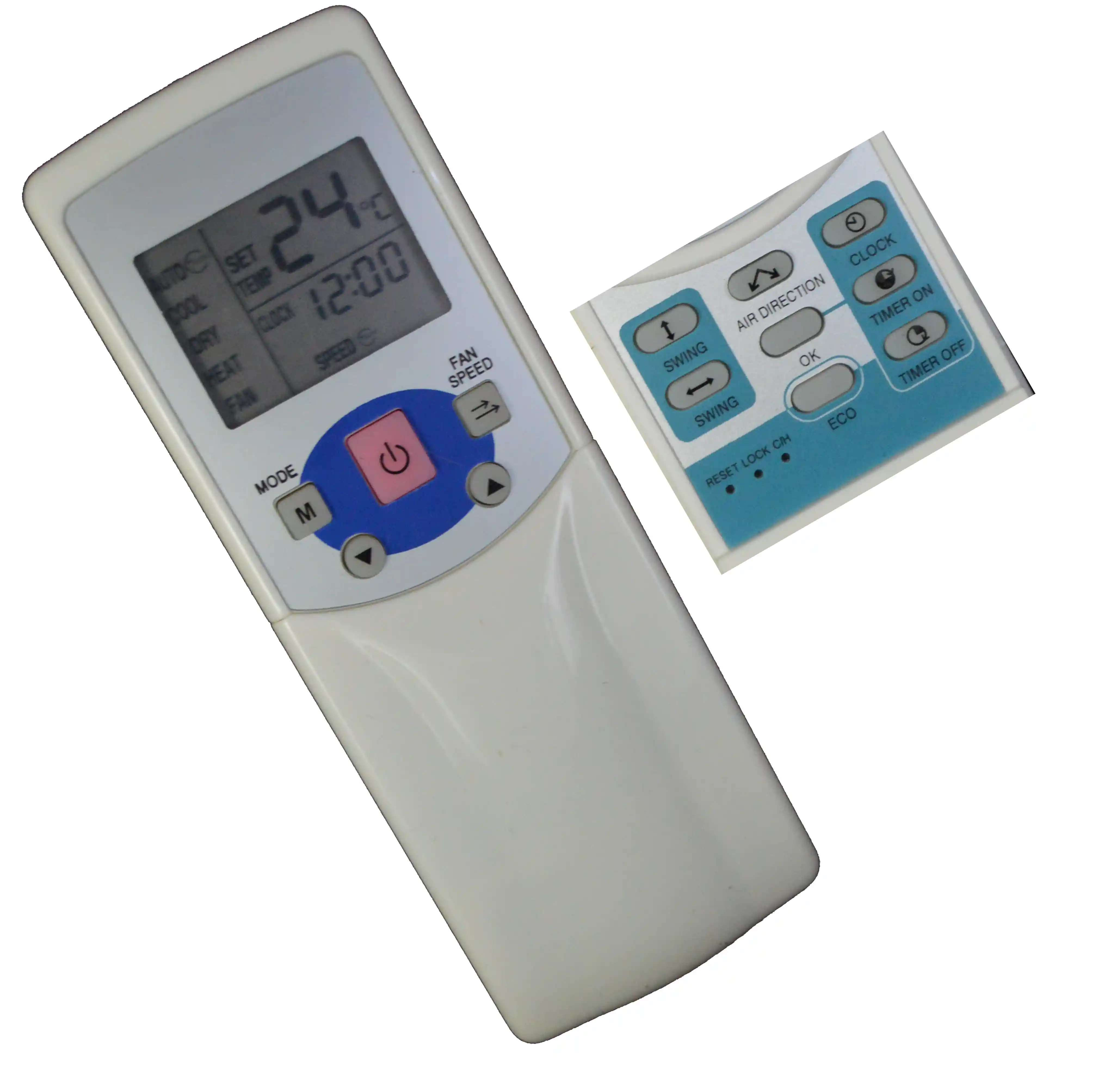 Control remoto Aire Acondicionado 835 BGH Komeco
