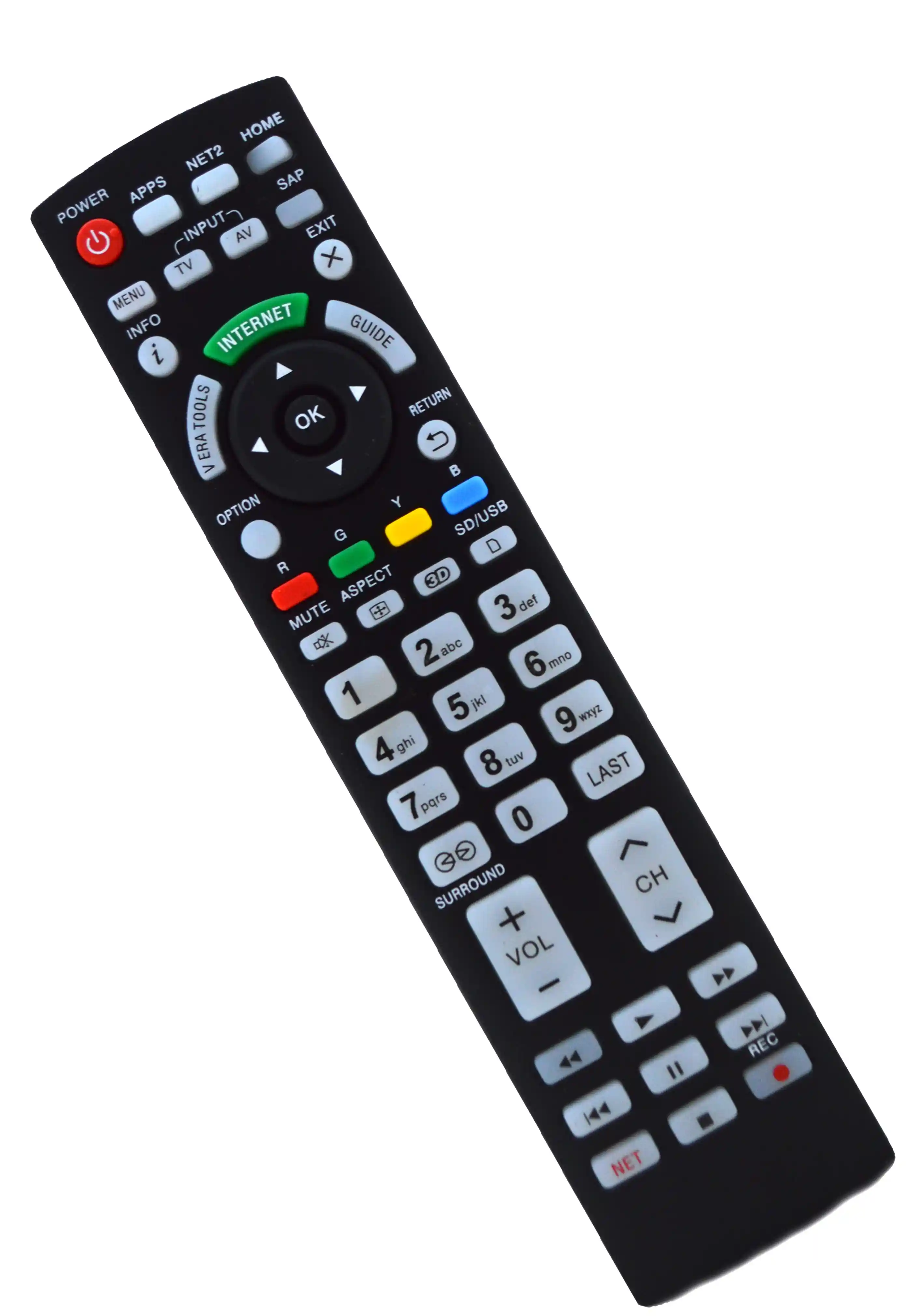 Control remoto LCD Led Smart 444 Panasonic Control remoto LCD Led Smart 444 Panasonic