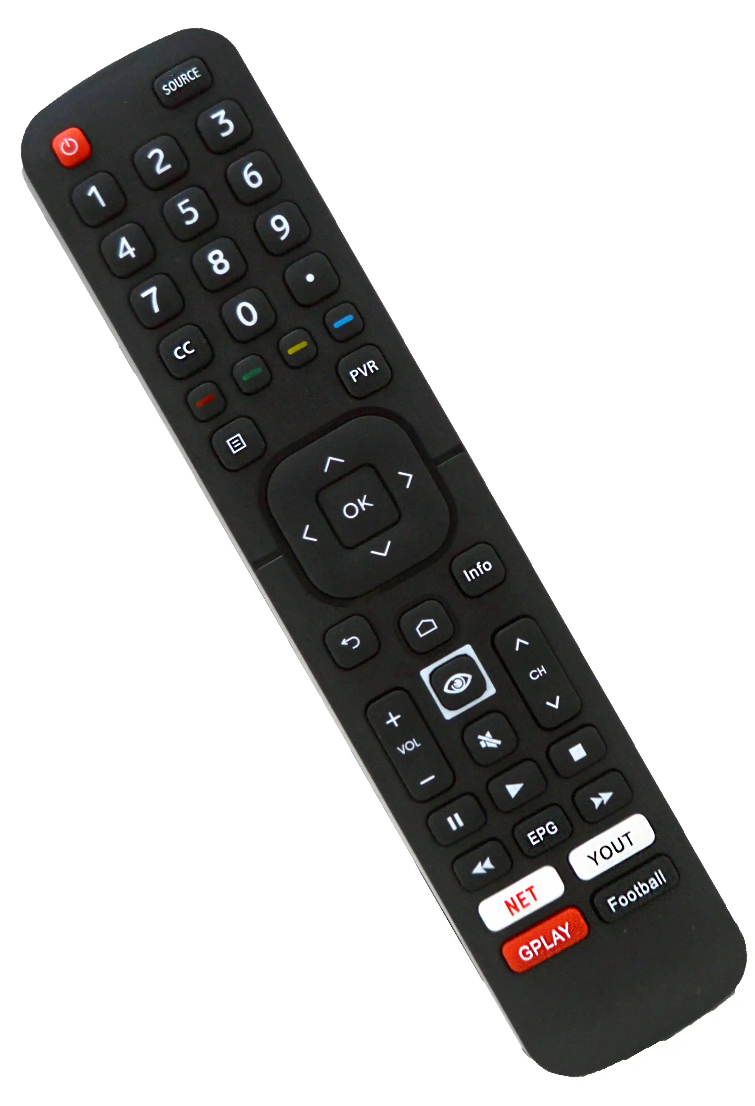 Control remoto LCD Led Smart 599 Hisense Top House Noblex Sanyo Tedge BGH JVC Control remoto LCD Led Smart 599 Hisense Top House Noblex Sanyo Tedge BGH JVC