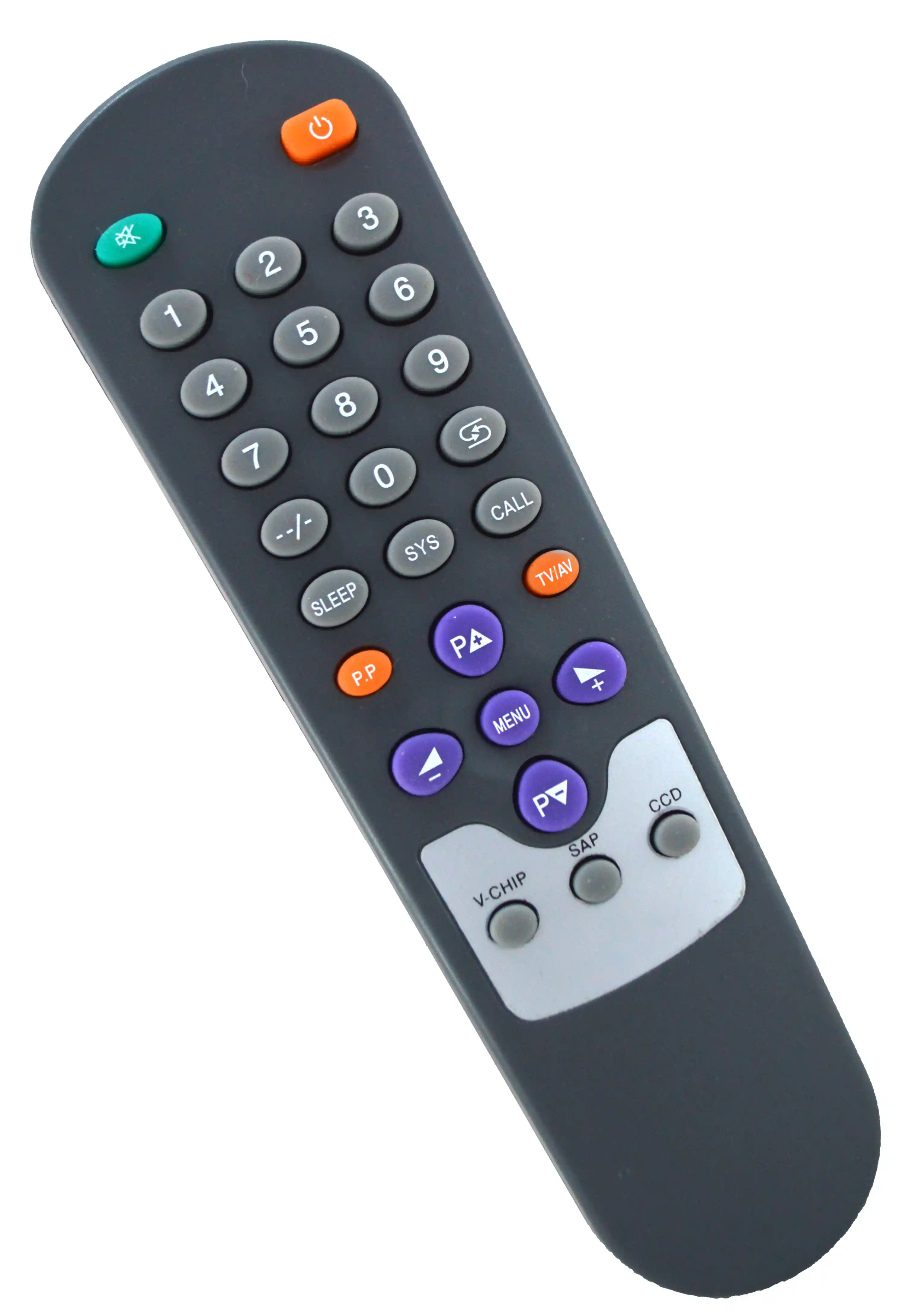 Control remoto TV 186 Microtech Durabrand Ranser Ntc Trevi Brabus Daichi Haisi Continental Electric Crown