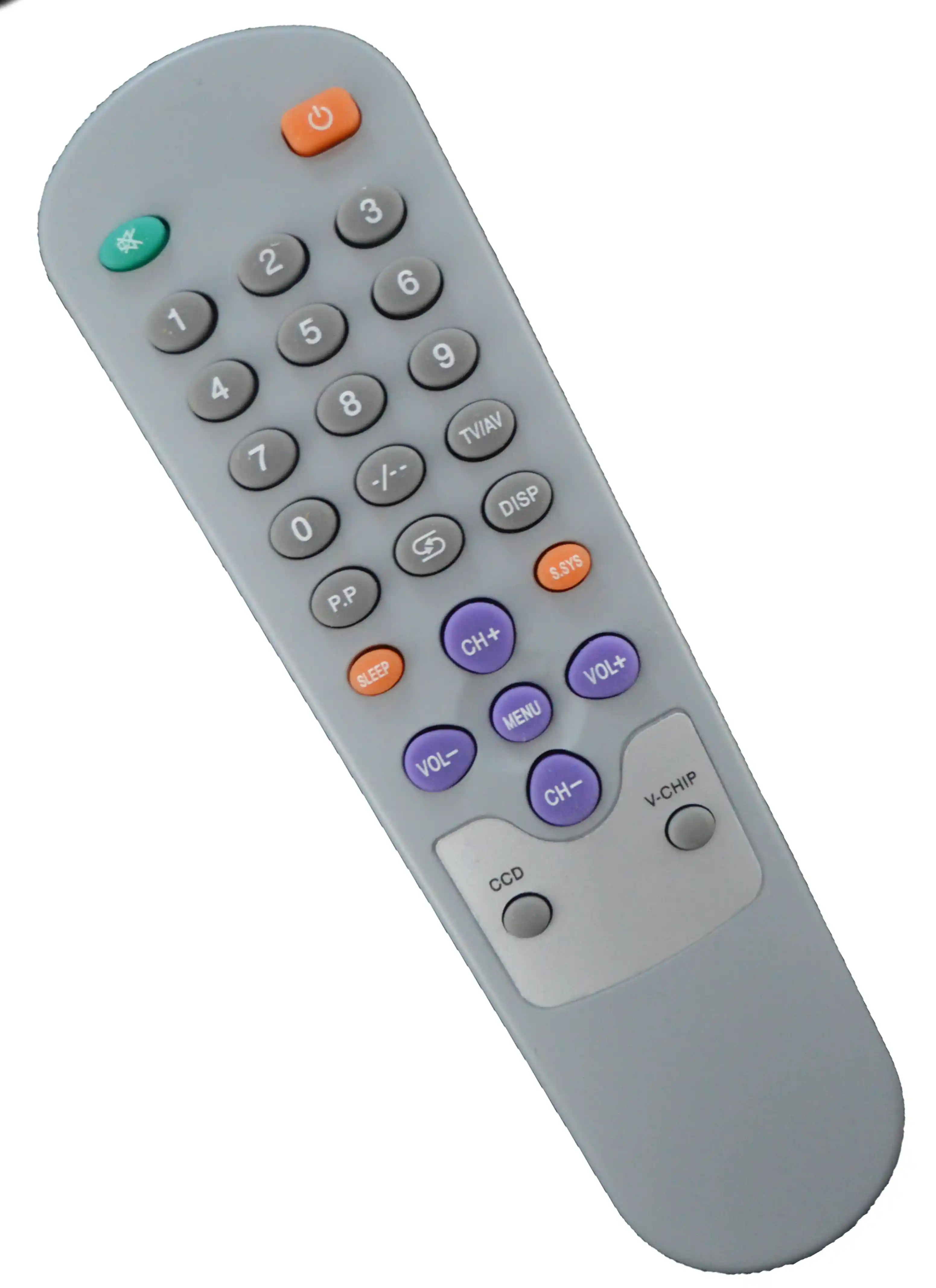 Control remoto TV 187 Microtech Durabrand Continental Electric Ranser NTC Trevi Brabus Crown Daichi Haisi