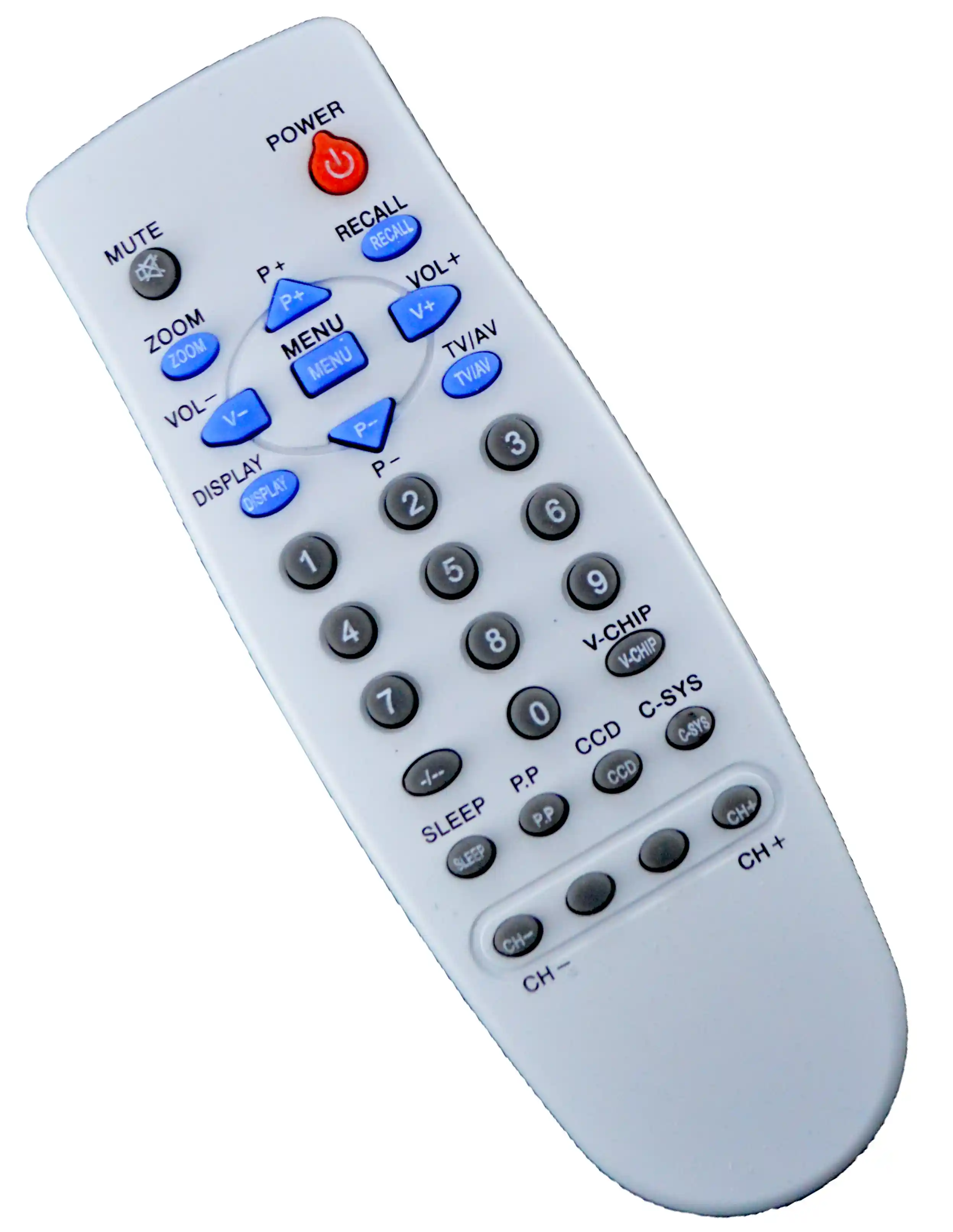 Control remoto TV 208 Chasis
