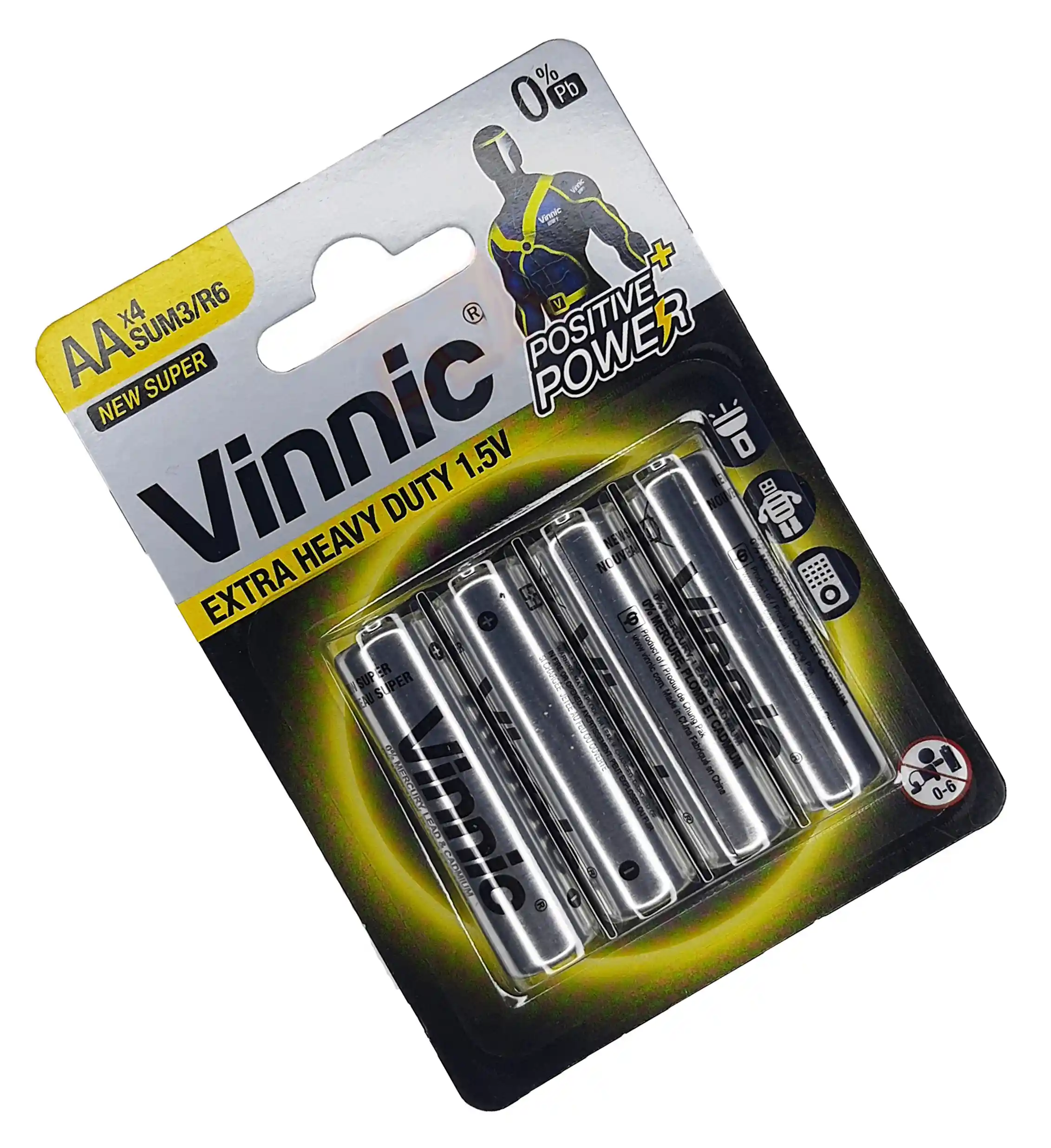 Pack Pilas AA Carbon VAAC Blister Pack Pilas AA Carbon VAAC Blister