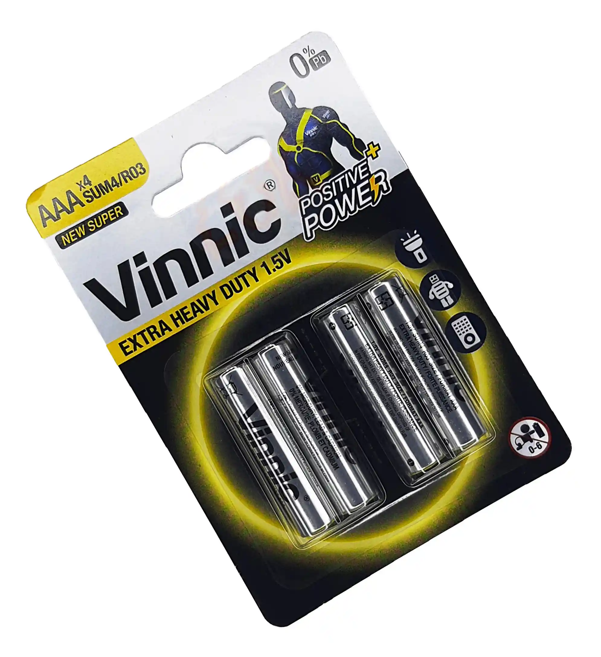 Pack Pilas AAA Carbon VAAAC Blister Pack Pilas AAA Carbon VAAAC Blister