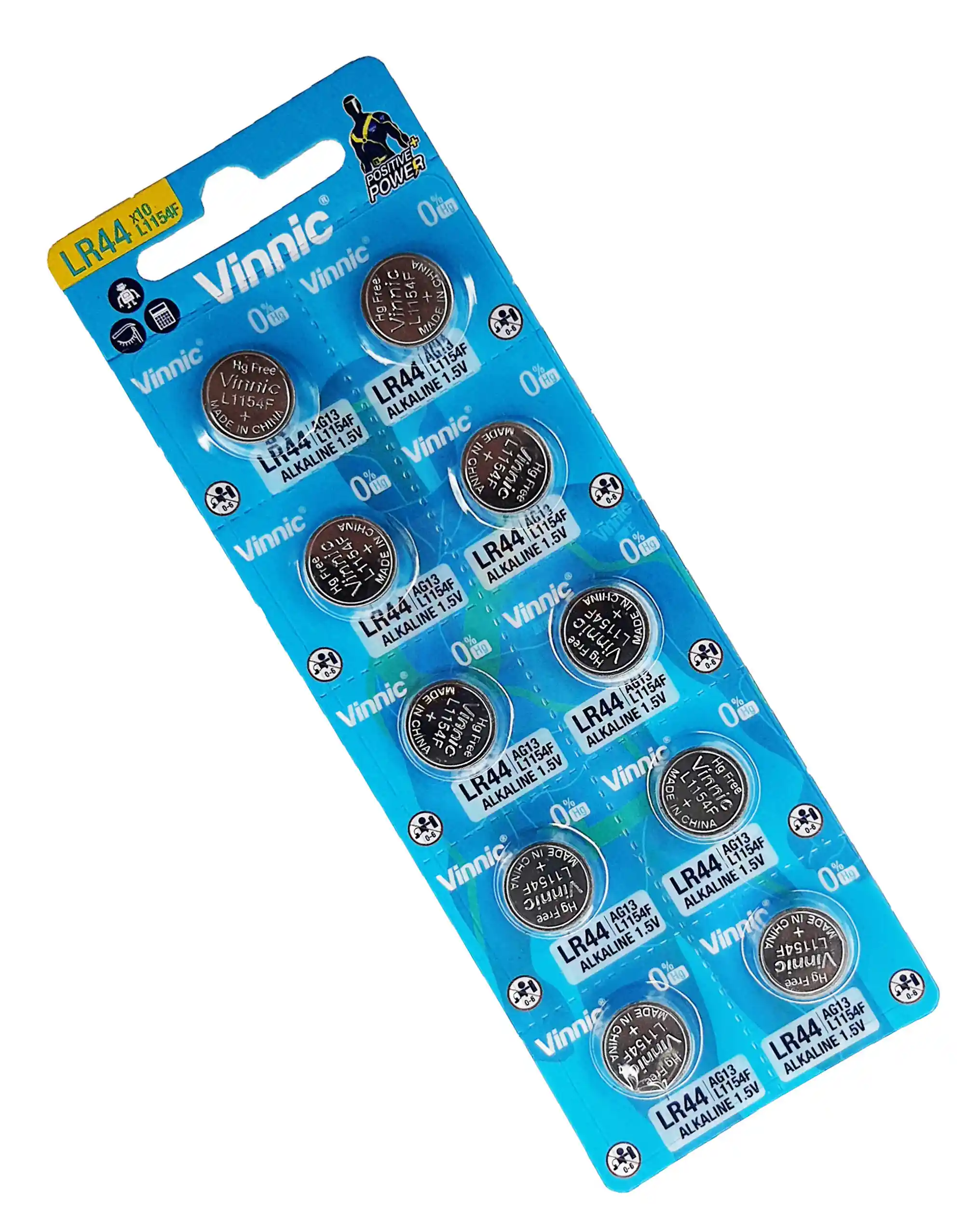 Pack Pilas LR44 VLR44 L1154F Pack Pilas LR44 VLR44 L1154F