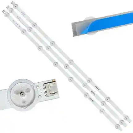 Kit 3 Tiras LED Backlight TV eLD3204 - 630mm 3V Kit 3 Tiras LED Backlight TV eLD3204 - 630mm 3V