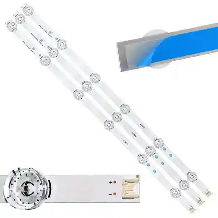 Kit 3 Tiras LED Backlight TV eLD3212 - 589mm 6V Kit 3 Tiras LED Backlight TV eLD3212 - 589mm 6V