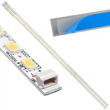 Kit 2 Tiras LED Backlight TV eLD3232 - 357mm 3V Kit 2 Tiras LED Backlight TV eLD3232 - 357mm 3V