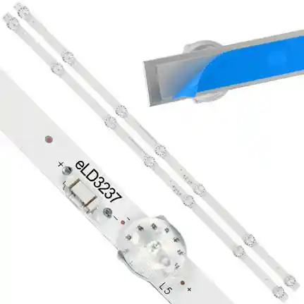 Kit 2 Tiras LED Backlight TV eLD3237 - 546mm 3V Kit 2 Tiras LED Backlight TV eLD3237 - 546mm 3V