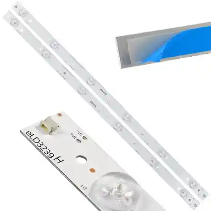 Kit 2 Tiras LED Backlight TV eLD3239 - 575mm 3V Kit 2 Tiras LED Backlight TV eLD3239 - 575mm 3V