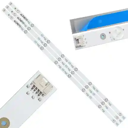 Kit 3 Tiras LED Backlight TV eLD4010 - 780mm 6V Kit 3 Tiras LED Backlight TV eLD4010 - 780mm 6V