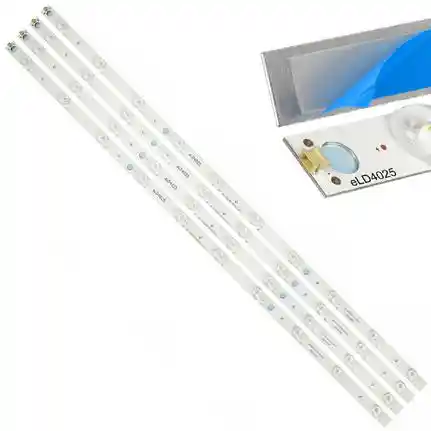 Kit 4 Tiras LED Backlight TV eLD4025 - 780mm 3V Kit 4 Tiras LED Backlight TV eLD4025 - 780mm 3V