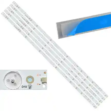 Kit 5 Tiras LED Backlight TV eLD4301 - 843mm 3V Kit 5 Tiras LED Backlight TV eLD4301 - 843mm 3V