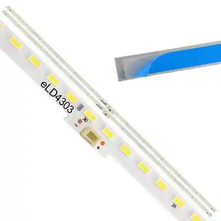 Kit 2 Tiras LED Backlight TV eLD4303 - 467mm 3V Kit 2 Tiras LED Backlight TV eLD4303 - 467mm 3V