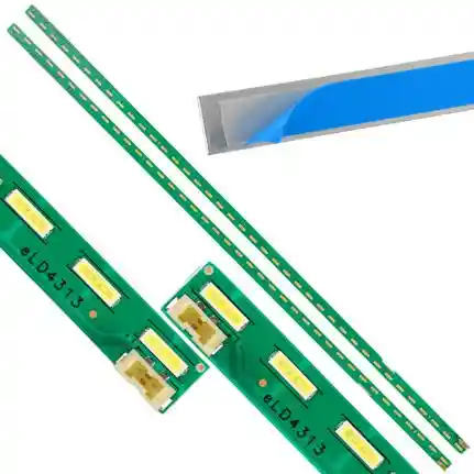Kit 2 Tiras LED Backlight TV eLD4313 - 467mm 3V Kit 2 Tiras LED Backlight TV eLD4313 - 467mm 3V