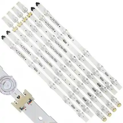 Kit 8 Tiras LED Backlight TV eLD4326 - 466mm/383mm 3V Kit 8 Tiras LED Backlight TV eLD4326 - 466mm/383mm 3V