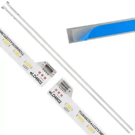 Kit 2 Tiras LED Backlight TV eLD4602 - 587mm 3V Kit 2 Tiras LED Backlight TV eLD4602 - 587mm 3V