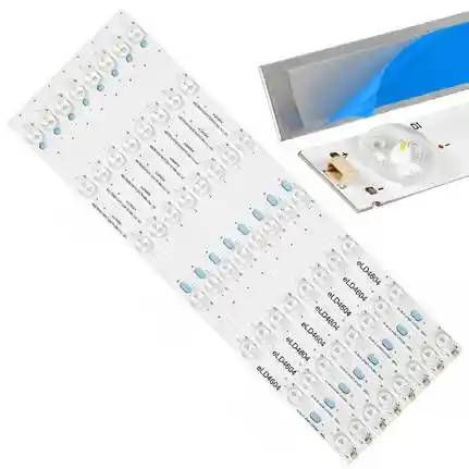 Kit 8 Tiras LED Backlight TV eLD4604 - 470mm 6V Kit 8 Tiras LED Backlight TV eLD4604 - 470mm 6V