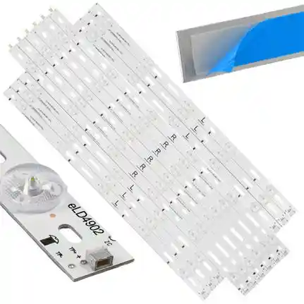 Kit 12 Tiras LED Backlight TV eLD4902 - 450mm/540mm 3V Kit 12 Tiras LED Backlight TV eLD4902 - 450mm/540mm 3V