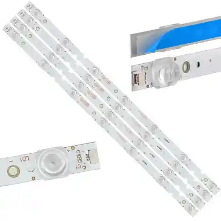 Kit 4 Tiras LED Backlight TV eLD5004 - 458mm 6V Kit 4 Tiras LED Backlight TV eLD5004 - 458mm 6V