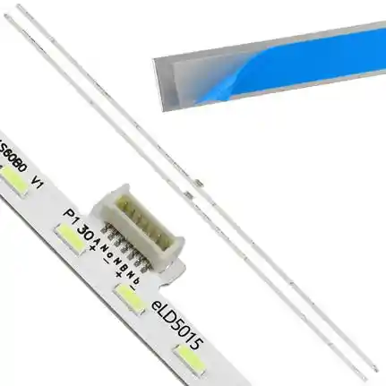 Kit 2 Tiras LED Backlight TV eLD5015 - 544mm 3V Kit 2 Tiras LED Backlight TV eLD5015 - 544mm 3V