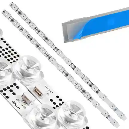 Kit 2 Tiras LED Backlight TV eLD5016 - 494mm 6V Kit 2 Tiras LED Backlight TV eLD5016 - 494mm 6V