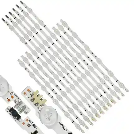 Kit 12 Tiras LED Backlight TV eLD5024 - 616mm/433mm 3V Kit 12 Tiras LED Backlight TV eLD5024 - 616mm/433mm 3V
