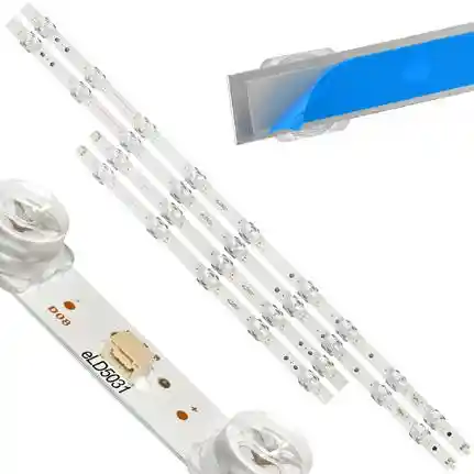 Kit 4 Tiras LED Backlight TV eLD5031 - 622mm/350mm 6V Kit 4 Tiras LED Backlight TV eLD5031 - 622mm/350mm 6V