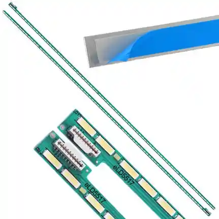 Kit 2 Tiras LED Backlight TV eLD5517 - 604mm 3V Kit 2 Tiras LED Backlight TV eLD5517 - 604mm 3V