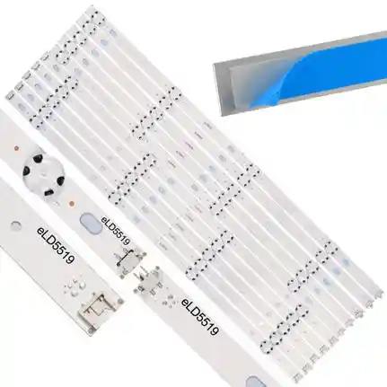 Kit 10 Tiras LED Backlight TV eLD5519 - 552mm/551mm 3V Kit 10 Tiras LED Backlight TV eLD5519 - 552mm/551mm 3V