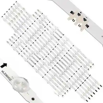 Kit 14 Tiras LED Backlight TV eLD6002 - 778mm/510mm 3V Kit 14 Tiras LED Backlight TV eLD6002 - 778mm/510mm 3V