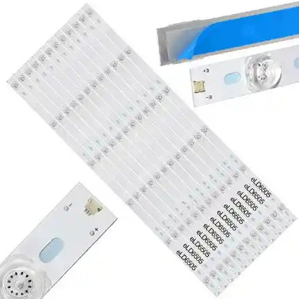 Kit 12 Tiras LED Backlight TV eLD6505 - 640mm 3V Kit 12 Tiras LED Backlight TV eLD6505 - 640mm 3V