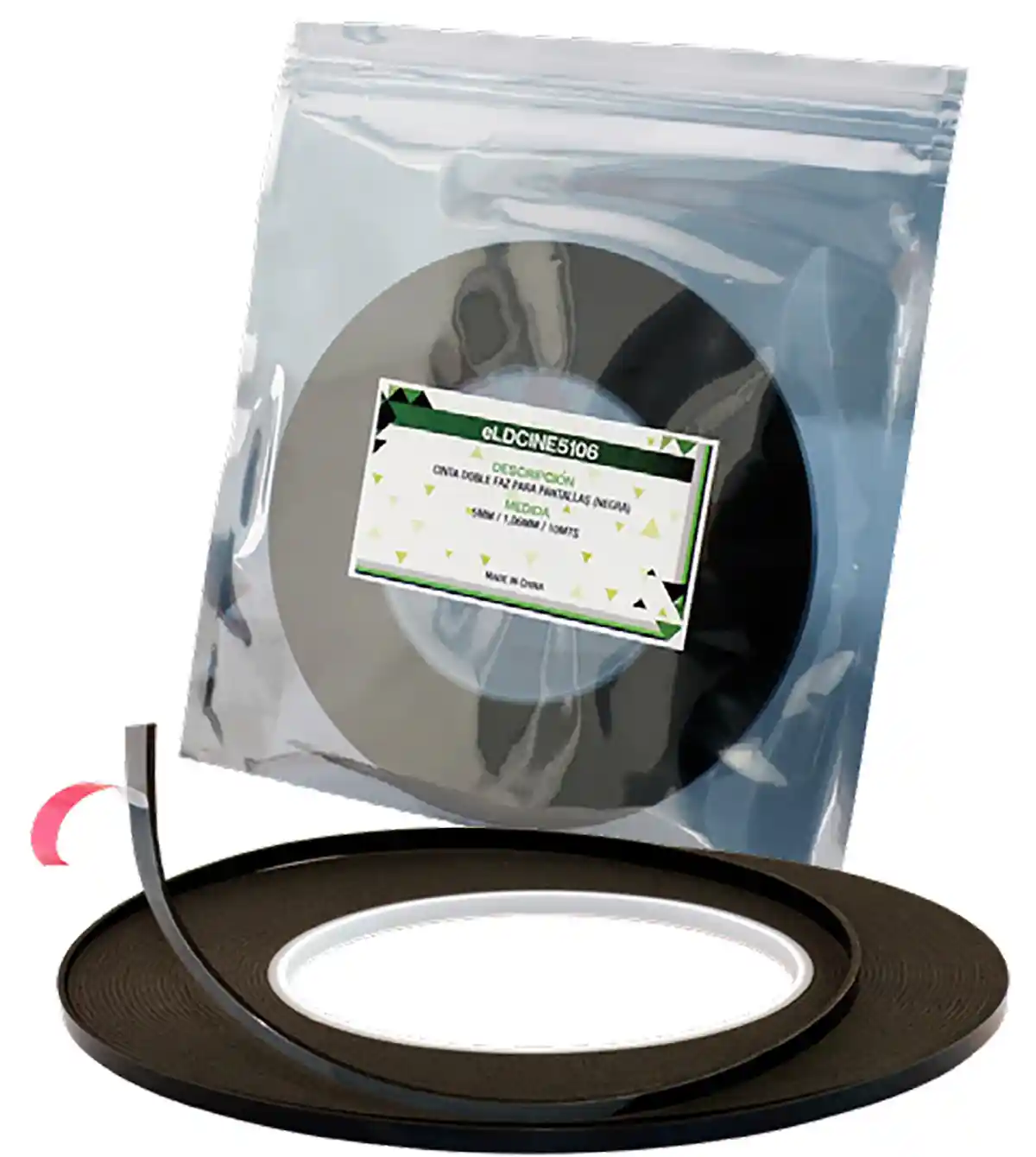 Cinta Bifaz de Alta Adherencia para Pantallas y Displays de TV 5MM X 1,06MM X 10MT