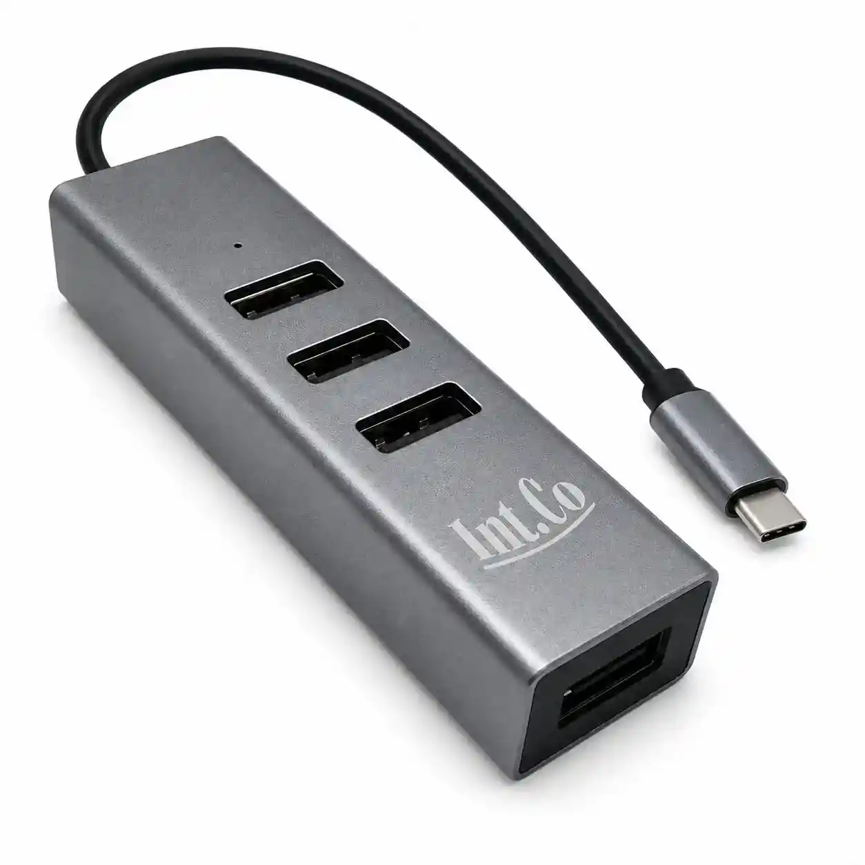 HUB USB Tipo C A 4 Puertos USB 2.0 KQ-006H | Carcasa De Aluminio HUB USB Tipo C A 4 Puertos USB 2.0 KQ-006H | Carcasa De Aluminio