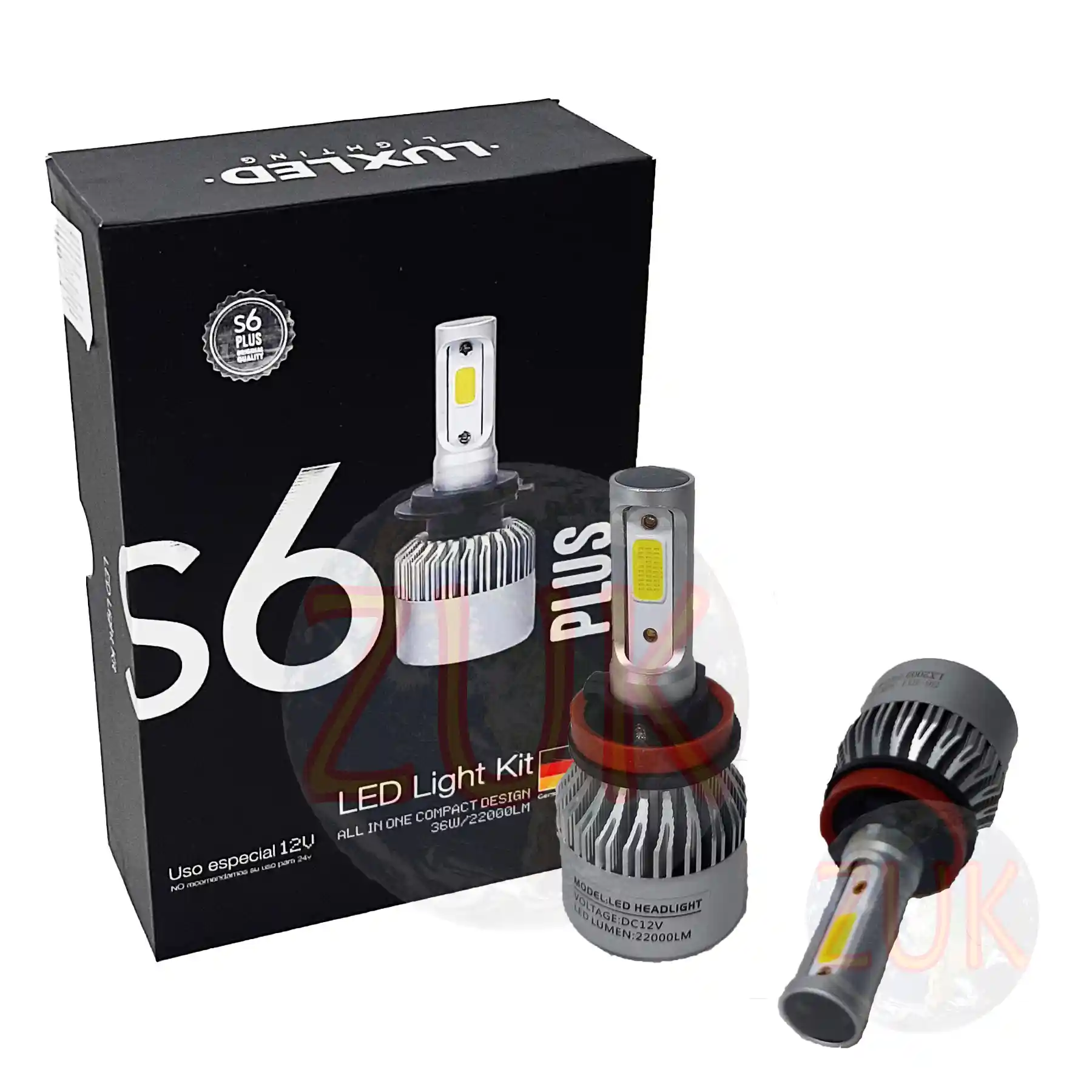 Kit cree led H8 6500K 22000 Lumenes S6 Kit cree led H8 6500K 22000 Lumenes S6