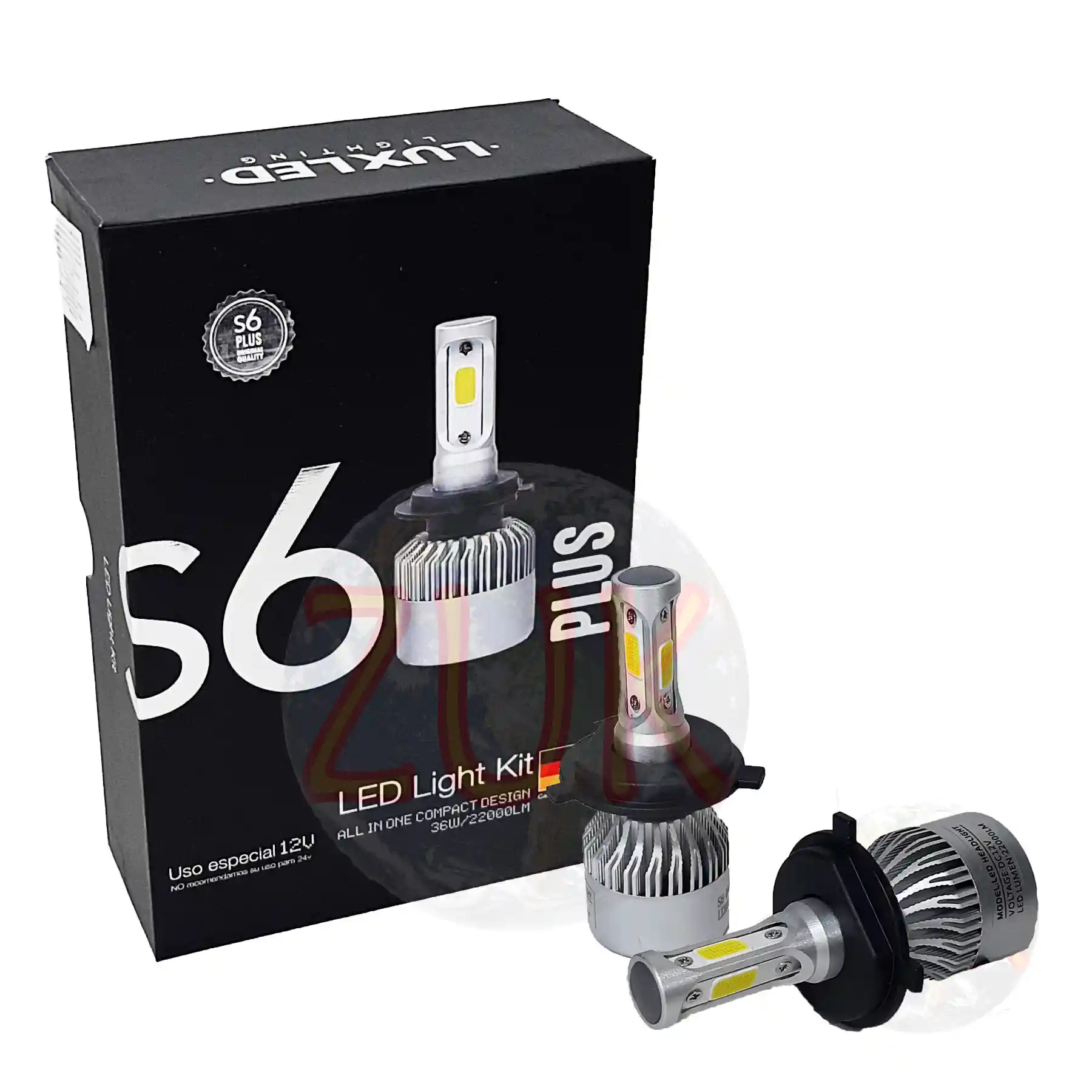 Kit cree led H4 6500K 22000 Lumenes Alta y baja S6 Kit cree led H4 6500K 22000 Lumenes Alta y baja S6
