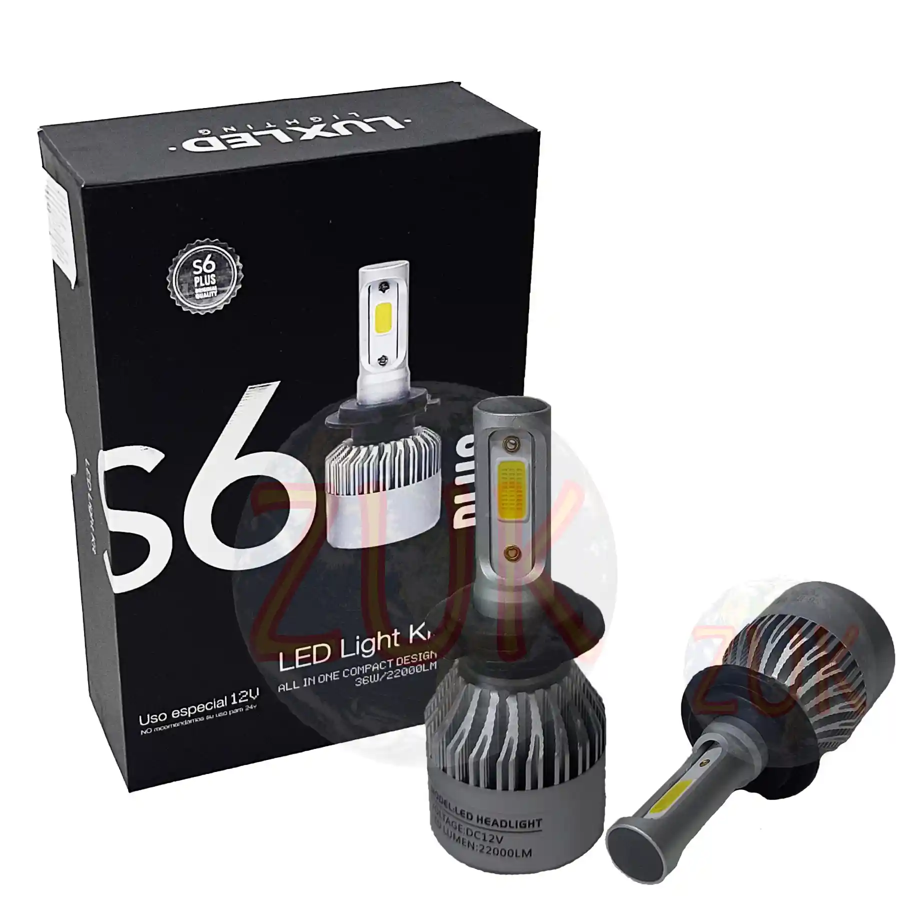 Kit cree led H7 6500K 22000 Lumenes S6 Kit cree led H7 6500K 22000 Lumenes S6
