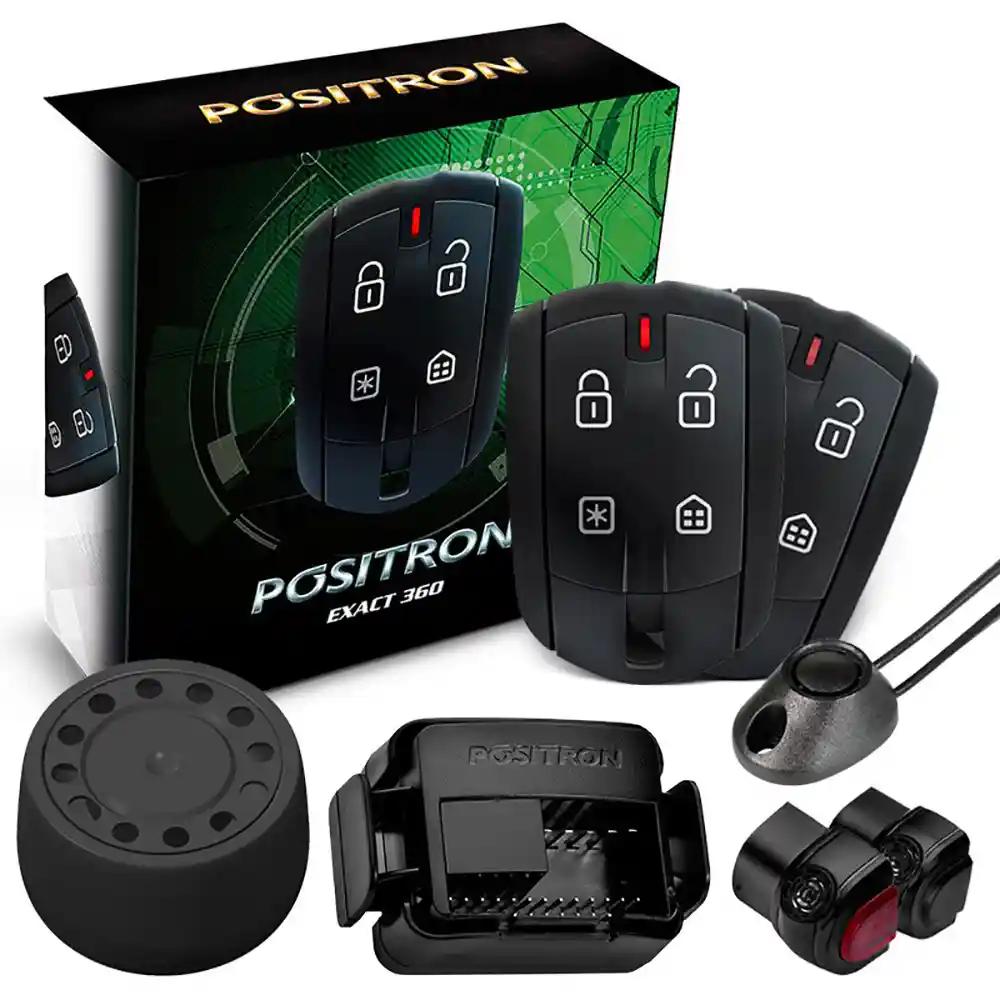 Alarma auto Positron Ex360us con sensor volumetrico (ultrasonido) Alarma auto Positron Ex360us con sensor volumetrico (ultrasonido)