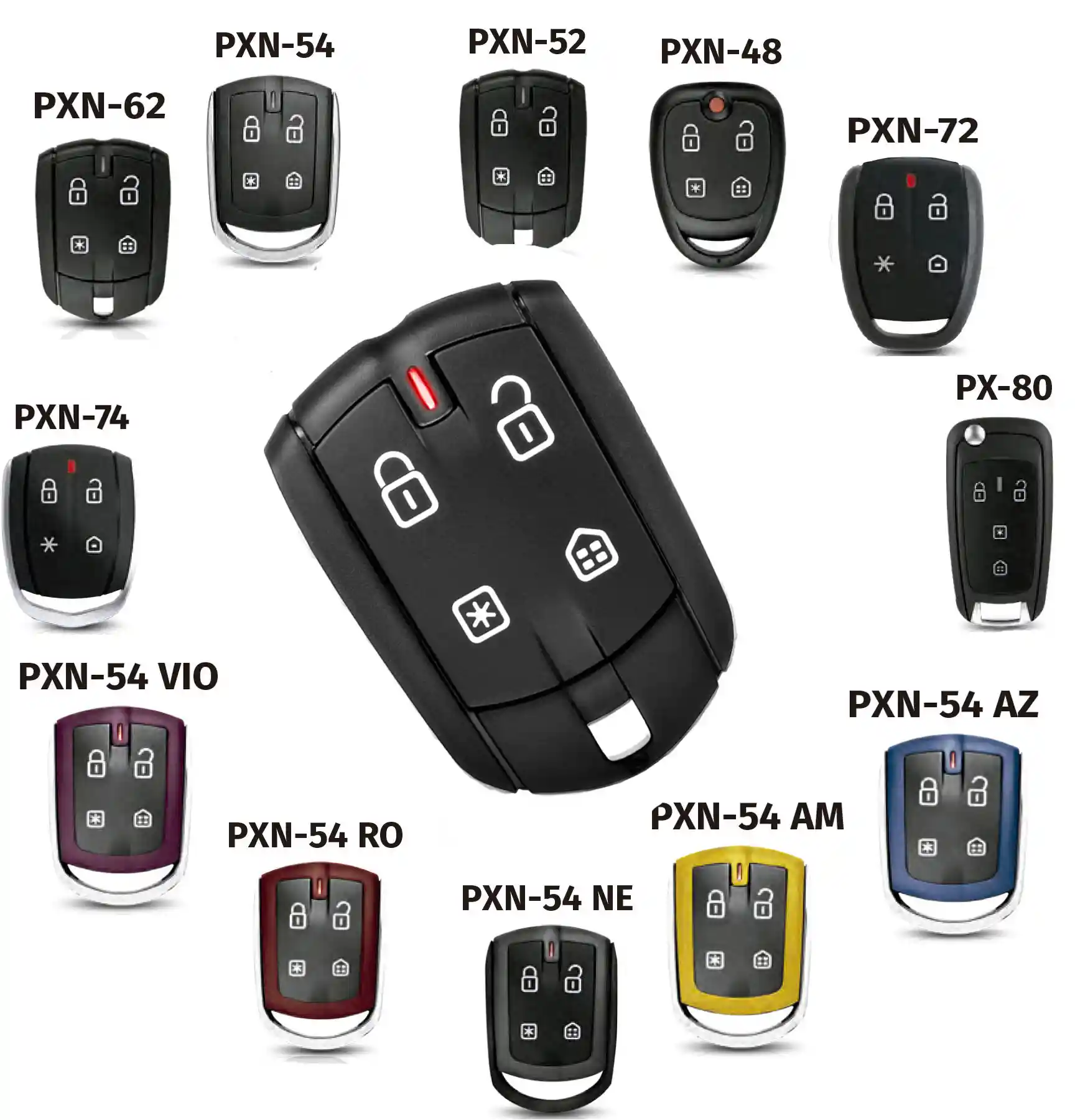 Control Remoto De Comando Pst - Positron PX52 lineas superiores 300 Control Remoto De Comando Pst - Positron PX52 lineas superiores 300