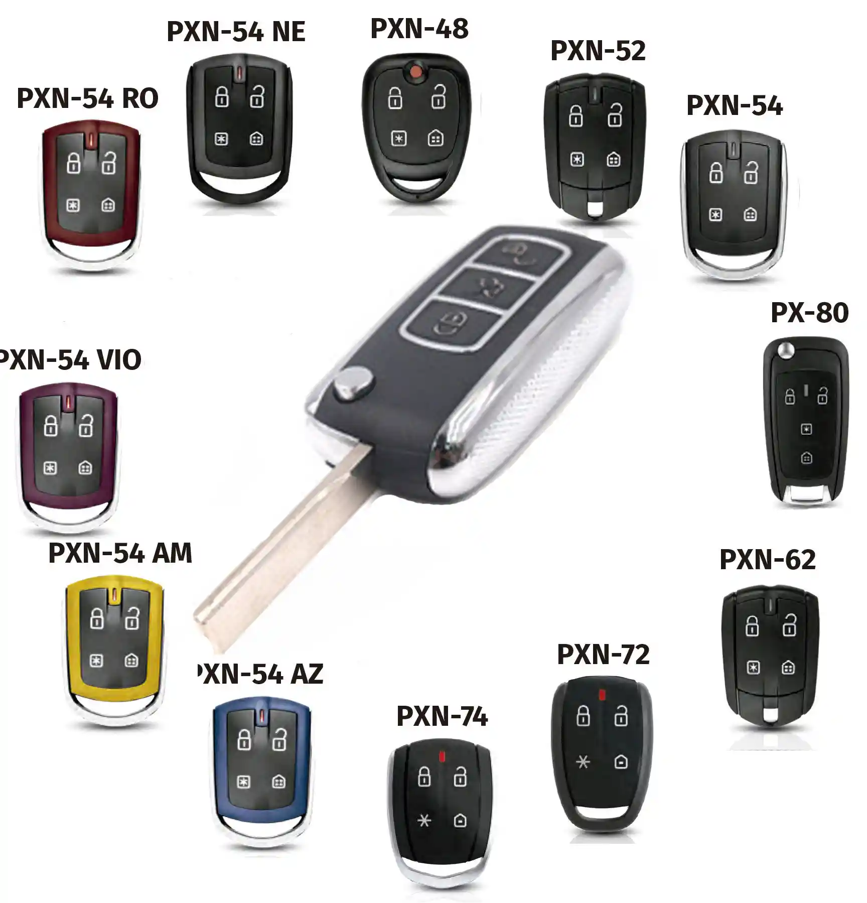 Control remoto Llave Navaja Alarma Positron lineas Superiores a 300 Cromada GAP2013 CR Control remoto Llave Navaja Alarma Positron lineas Superiores a 300 Cromada GAP2013 CR